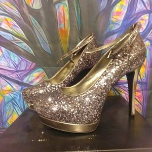 Glitter heels